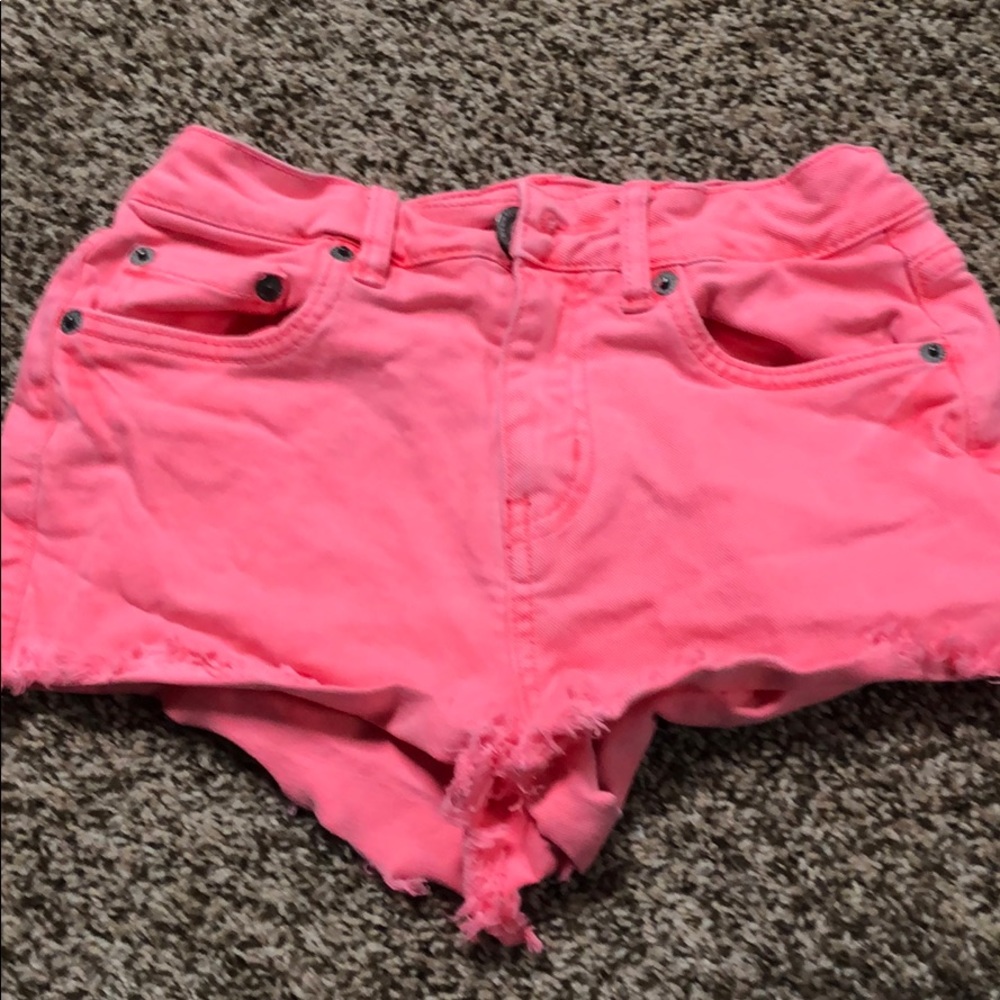Aeropostale Pink Jean Shorts
